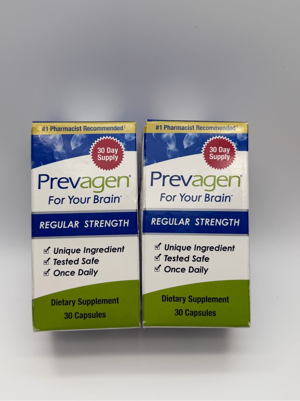 Lot of 2X - Prevagen Regular Strength 30 Capsules